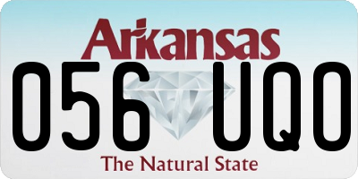 AR license plate 056UQO