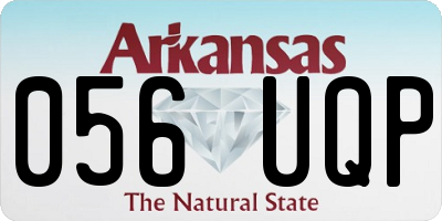 AR license plate 056UQP