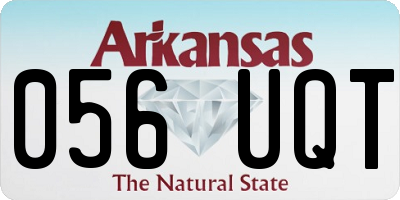 AR license plate 056UQT