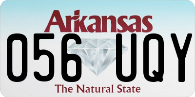 AR license plate 056UQY