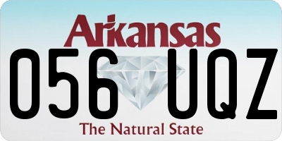 AR license plate 056UQZ