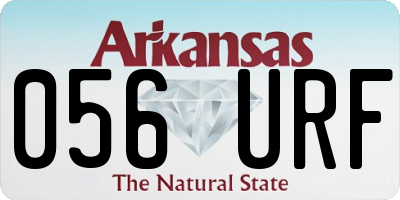 AR license plate 056URF