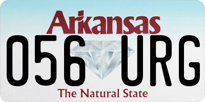 AR license plate 056URG