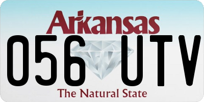 AR license plate 056UTV