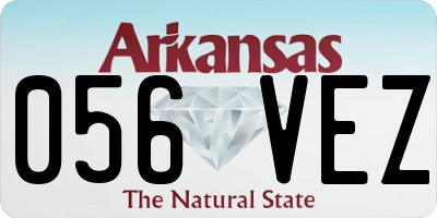 AR license plate 056VEZ