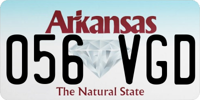 AR license plate 056VGD