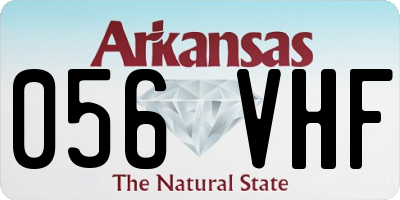 AR license plate 056VHF