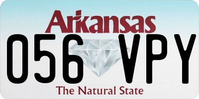 AR license plate 056VPY