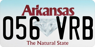 AR license plate 056VRB