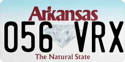 AR license plate 056VRX
