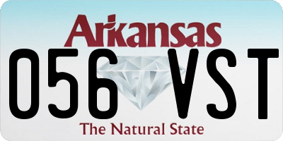 AR license plate 056VST