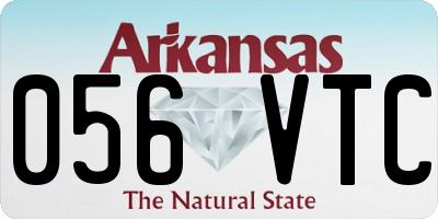 AR license plate 056VTC