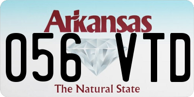 AR license plate 056VTD