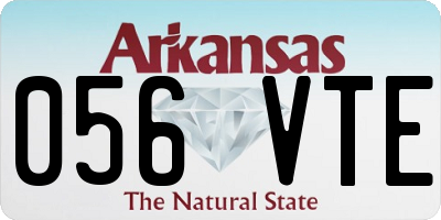 AR license plate 056VTE