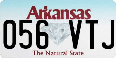 AR license plate 056VTJ