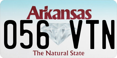 AR license plate 056VTN