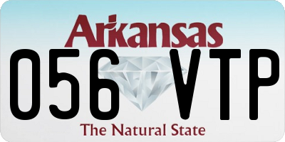 AR license plate 056VTP