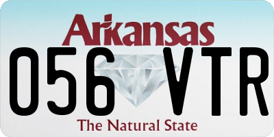 AR license plate 056VTR
