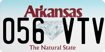 AR license plate 056VTV