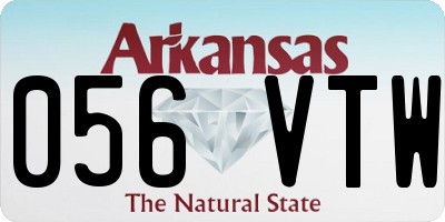 AR license plate 056VTW