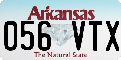 AR license plate 056VTX