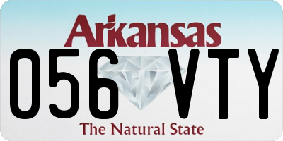 AR license plate 056VTY