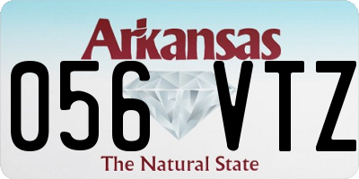 AR license plate 056VTZ