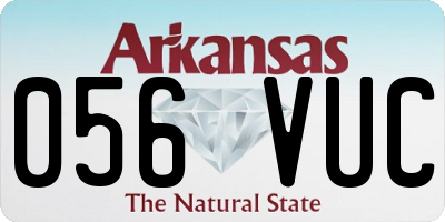 AR license plate 056VUC