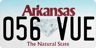 AR license plate 056VUE