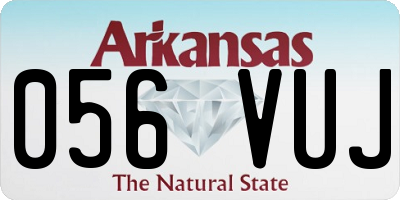 AR license plate 056VUJ