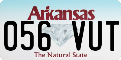 AR license plate 056VUT