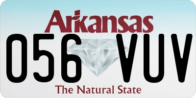AR license plate 056VUV