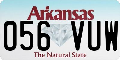 AR license plate 056VUW