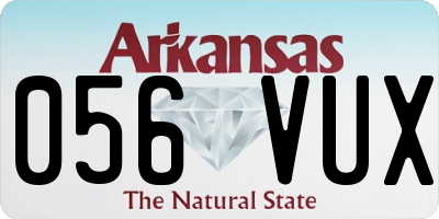 AR license plate 056VUX