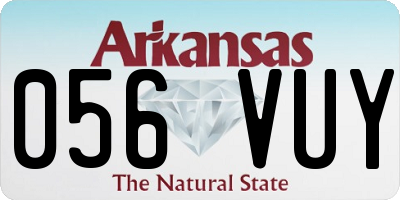 AR license plate 056VUY