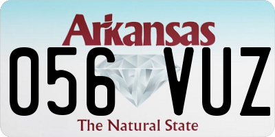 AR license plate 056VUZ