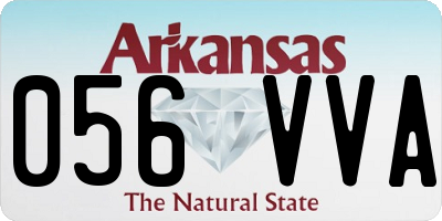 AR license plate 056VVA