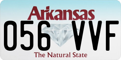 AR license plate 056VVF