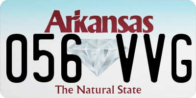 AR license plate 056VVG