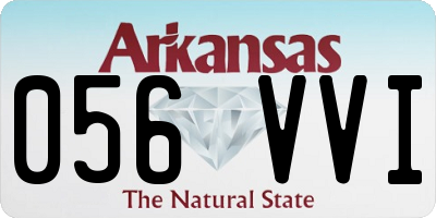 AR license plate 056VVI