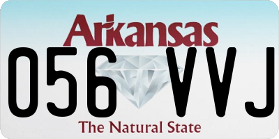 AR license plate 056VVJ
