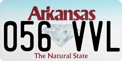 AR license plate 056VVL