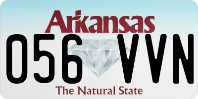 AR license plate 056VVN