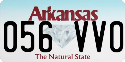 AR license plate 056VVO