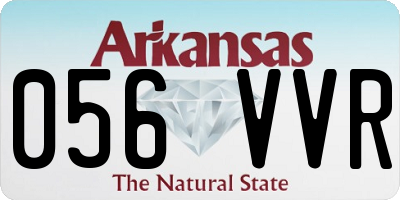 AR license plate 056VVR