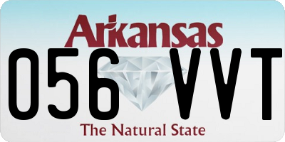 AR license plate 056VVT