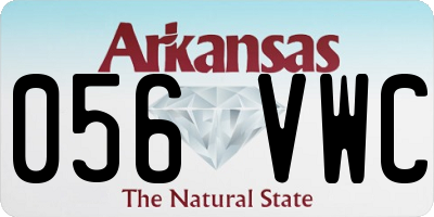 AR license plate 056VWC