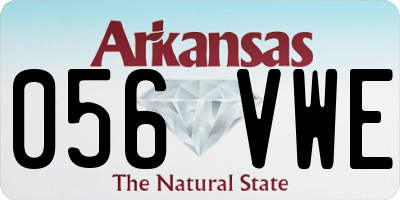 AR license plate 056VWE