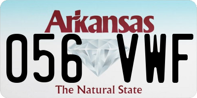 AR license plate 056VWF