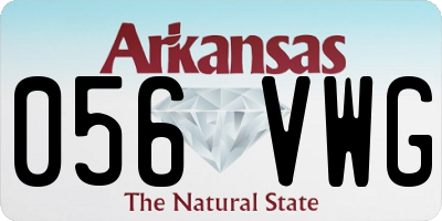AR license plate 056VWG